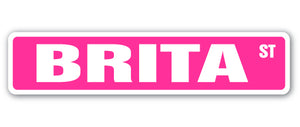 BRITA Street Sign