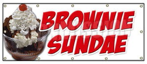 Brownie Sundae Banner