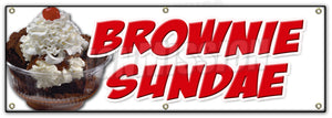 Brownie Sundae Banner