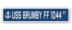 USS Brumby Ff 1044 Street Vinyl Decal Sticker