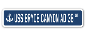 USS Bryce Canyon Ad 36 Street Vinyl Decal Sticker