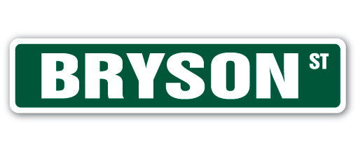 Bryson Street Vinyl Decal Sticker