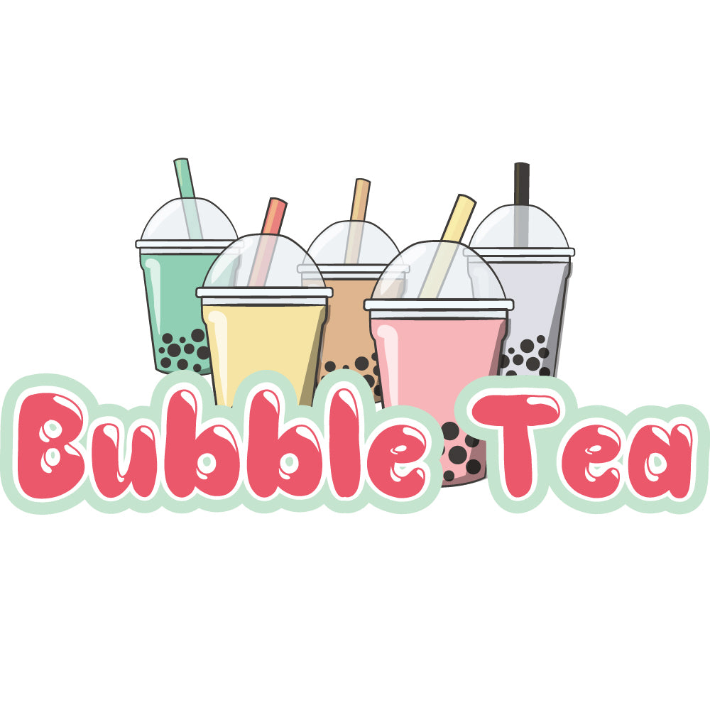 Bubble Tea Die Cut Decal