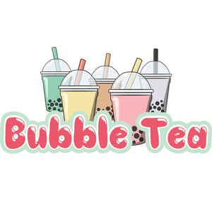 Bubble Tea Die Cut Decal