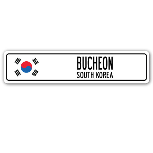 BUCHEON, SOUTH KOREA Street Sign