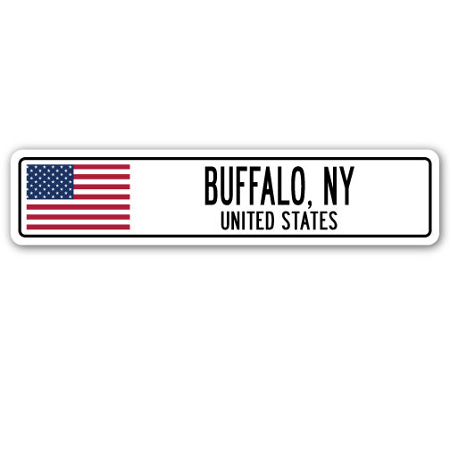 Buffalo, Ny, United States Street Vinyl Decal Sticker