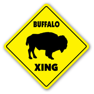 Buffalo Crossing Vinyl Decal Sticker