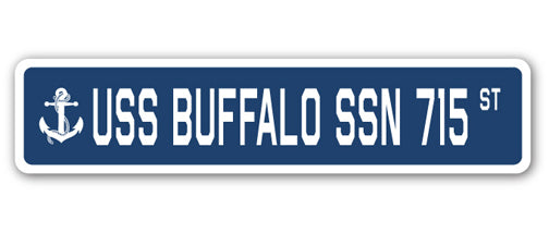 USS Buffalo Ssn 715 Street Vinyl Decal Sticker