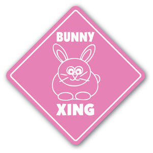Bunny Crossing Vinyl Decal Sticker