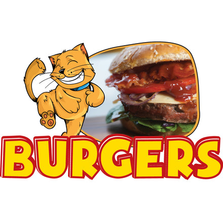 Burgers Die Cut Decal