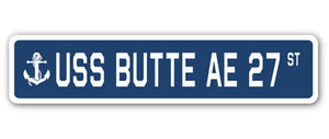 USS Butte Ae 27 Street Vinyl Decal Sticker