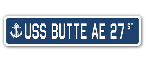 USS Butte Ae 27 Street Vinyl Decal Sticker