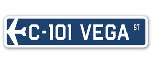 C-101 Vega Street Sign