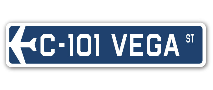 C-101 Vega Street Sign