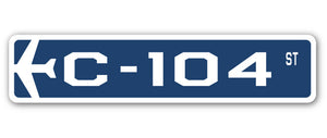 C-104 Street Sign