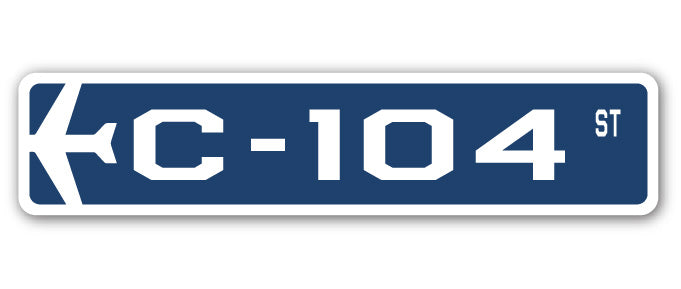 C-104 Street Sign