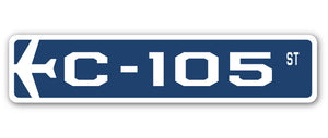 C-105 Street Sign