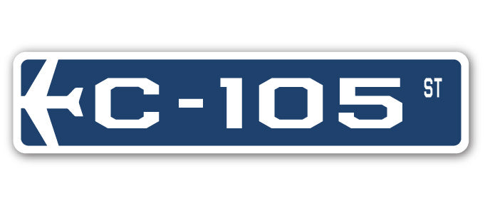 C-105 Street Sign