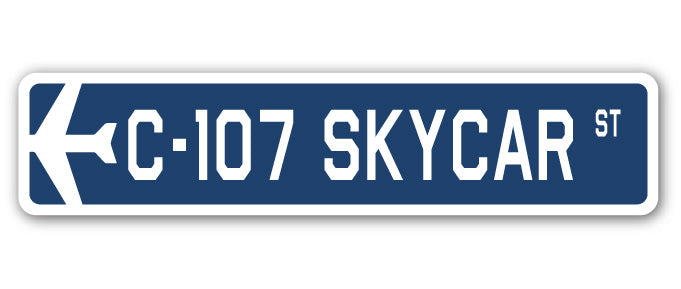 C-107 Skycar Street Sign