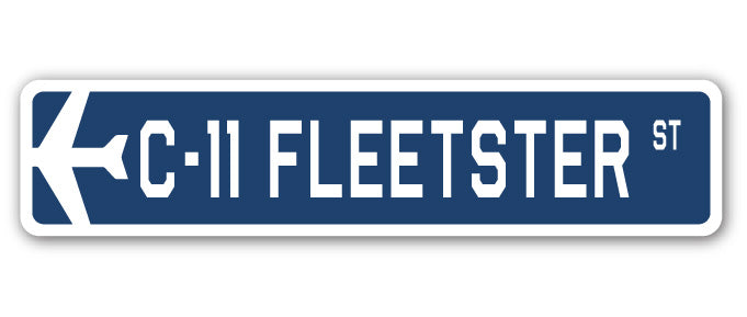 C-11 Fleetster Street Sign