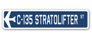 C-135 Stratolifter Street Sign