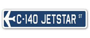 C-140 Jetstar Street Sign