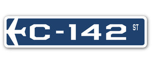 C-142 Street Sign