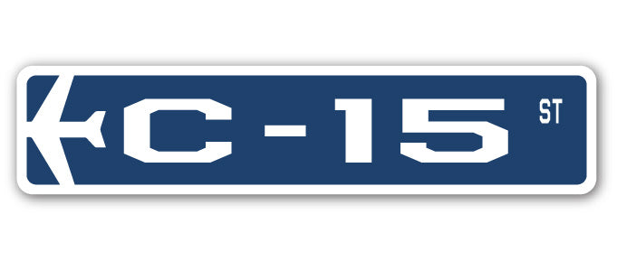 C-15 Street Sign