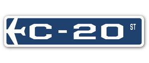 C-20 Street Sign