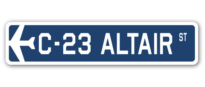 C-23 Altair Street Sign