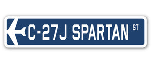 C-27J Spartan Street Sign