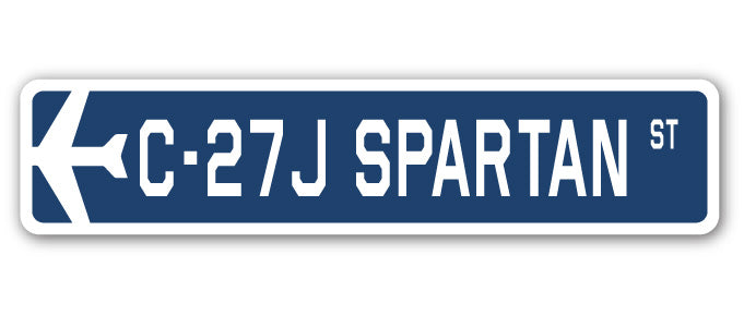 C-27J Spartan Street Sign