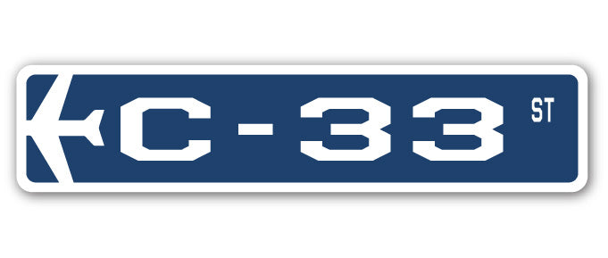 C-33 Street Sign