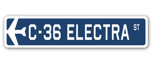 C-36 Electra Street Sign