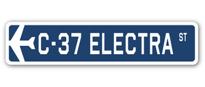 C-37 Electra Street Sign