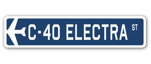 C-40 Electra Street Sign