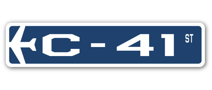 C-41 Street Sign