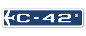 C-42 Street Sign