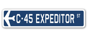 C-45 Expeditor Street Sign