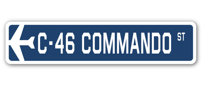 C-46 Commando Street Sign