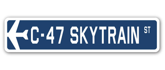 C-47 Skytrain Street Vinyl Decal Sticker
