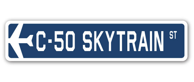 C-50 Skytrain Street Sign