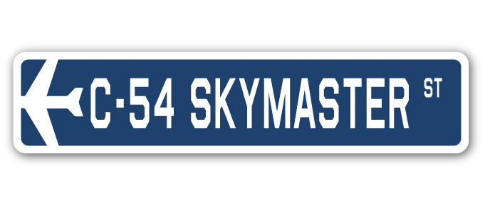 C-54 Skymaster Street Sign