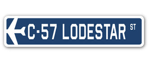 C-57 Lodestar Street Sign