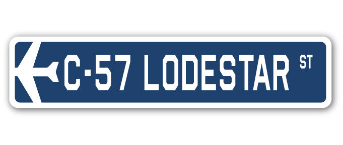 C-57 Lodestar Street Sign