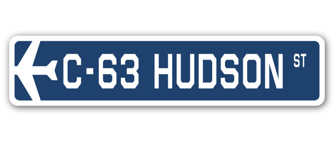 C-63 Hudson Street Sign