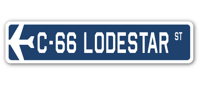 C-66 Lodestar Street Sign