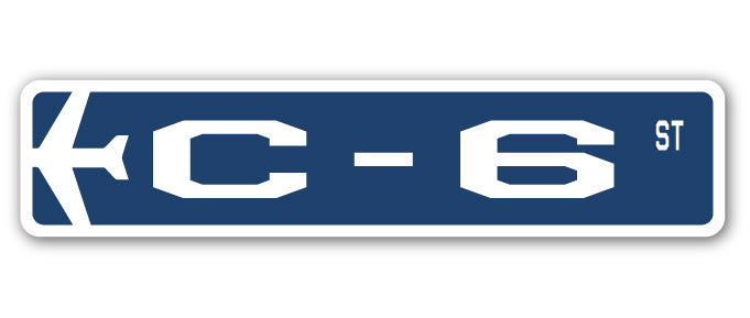 C-6 Street Sign