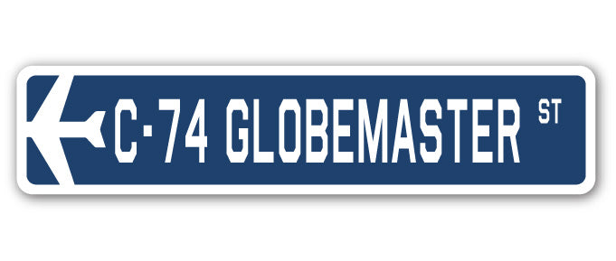 C-74 Globemaster Street Sign