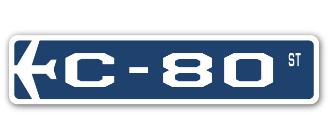 C-80 Street Sign